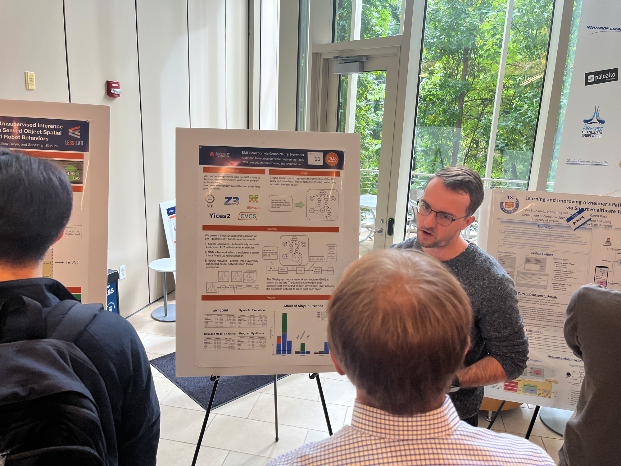 Will presenting his work on SMT Selection via Graph Neural Networks at the 2022 Fall CS Research Symposium.